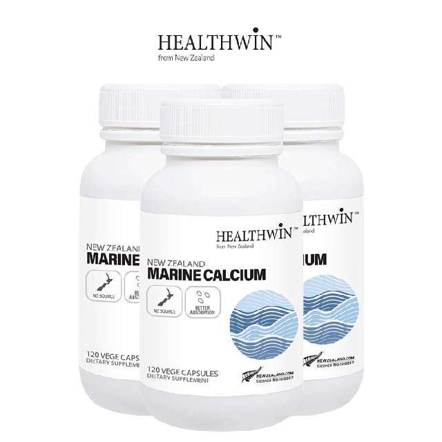 헬스윈 내추럴 마린 칼슘 비타민D 120식물성캡슐  3개