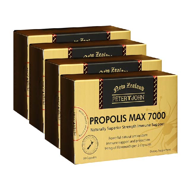 피터앤존 프로폴리스 맥스 7000 (선물박스) 120캡슐  4개